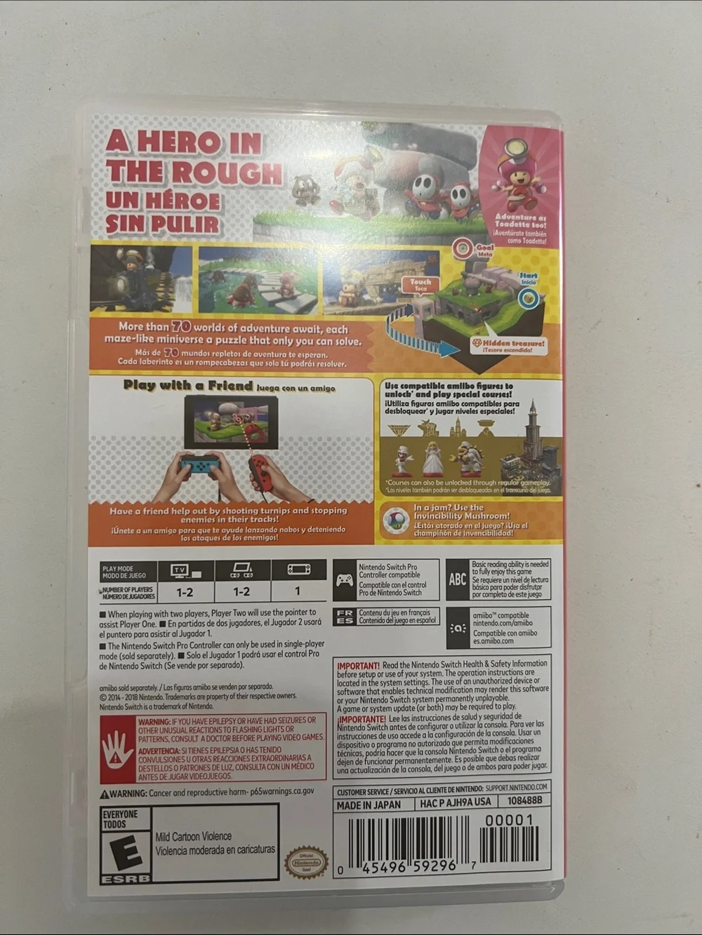 Nintendo Switch - Captain Toad Treasure Tracker (Yellow, Red, White)